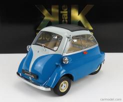 KK Scale Modeliukas 1/12 1959 BMW 250 Isetta, blue/light blue