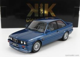 PRE-ORD3R KK Scale Modeliukas 1/18 1988 BMW Alpina C2 2.7 E30, blue metallic