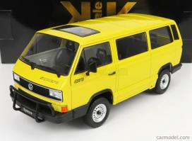 PRE-ORD3R KK Scale Modeliukas 1/18 1987 Volkswagen Bus T3 Syncro, yellow