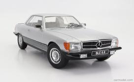 PRE-ORD3R KK Scale Modeliukas 1/18 1973 Mercedes 450 SLC C107, silver