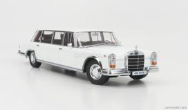 PRE-ORD3R KK Scale Modeliukas 1/18 1964 Mercedes Benz 600 LWB W100 Pullman, white