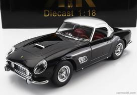 PRE-ORD3R KK Scale Modeliukas 1/18 1960 Ferrari 250 GT Califonia Spyder, black/silver