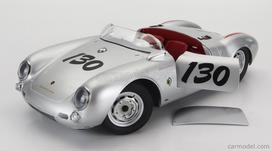 PRE-ORD3R KK Scale Modeliukas 1/12 1956 Porsche 550A Spyder #130 James Dean Little Bastard, silver