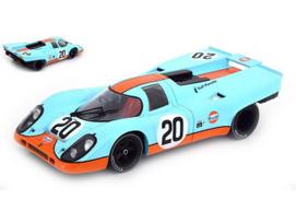 PRE-ORD3R KK Scale Modeliukas 1/18 1970 Porsche 917K #20 24h Le Mans, blue/orange