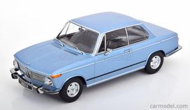 PRE-ORD3R KK Scale Modeliukas 1/18 1971 BMW 2002 ti 1.Serie, lightblue metallic