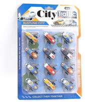 City Traffic lėktuvėlių rinkinys 12 vnt
