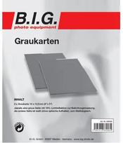 BIG pilkas kortelių rinkinys 10x12cm 2vnt., FIPBGG486006