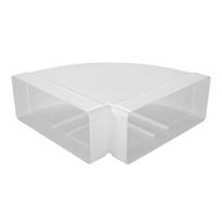 Ortakio alkūnė KLH29-90, 220 x 90 mm, horizontali, 90°