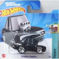 Hot Wheels Mainline Modeliukas 70 Dodge Charger tooned short card