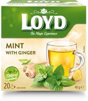 Arbata LOYD, mėtos ir imbiero skonio, 20x2 g, VZTLOY5900396033185