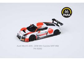 PRE-ORD3R Para64 Modeliukas 2018 Audi R8 LMS #66 10hr Suzuka WRT (cars in a deluxe Acrylic window box)