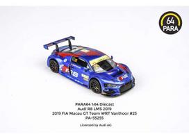 PRE-ORD3R Para64 Modeliukas 2019 Audi R8 LMS EVO #25 FIA Macau WRT van Thoor (cars in a deluxe Acrylic window box)