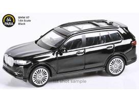 PRE-ORD3R Para64 Modeliukas BMW X7 *Right Hand Drive*, black (cars in a deluxe Acrylic window box)