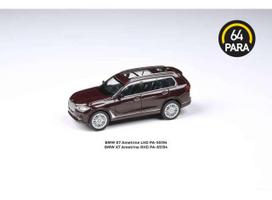 PRE-ORD3R Para64 Modeliukas BMW X7 *Right Hand Drive*, ametrine (cars in a deluxe Acrylic window box)