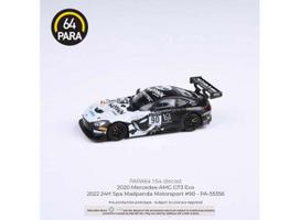 Para64 Modeliukas 2022 Mercedes AMG GT3 Evo 24H Spa Madpanda Motorsport #90, black/white (cars in a deluxe Acrylic window box)