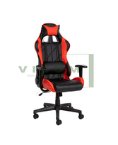 Žaidimų kėdė Domoletti GT-GC302, juoda/raudona