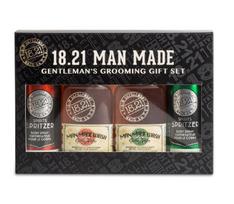 Plaukų ir kūno priežiūros priemonių rinkinys vyrams 18.21 Man Made BHB Gift Set Sweet Tobacco & Spiced Vanilla GSWSSTSV