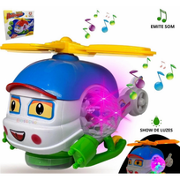 Važinėjantis malūnsparnis Robocar Poli su šviesomis ir garsais