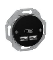 Renova juodas USB lizdas Spalva Juoda