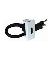 HDMI lizdas Efapel Spalva Juoda matinė