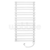 Elektrinis rankšluosčių džiovintuvas WOBBEE YORK WHITE 50x100cm, dešininis su spiraliniu laidu