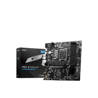 MSI | PRO B760M-P | Intel processor family | LGA1700 processor socket | DDR5 DIMM | 4 memory slots | Supported hard drive interfaces: SATA, M.2 | 4 SATA connectors | Intel B760 chipset | mATX