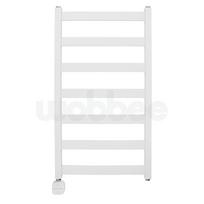 Baltas elektrinis rankšluosčių džiovintuvas WOBBEE TENBY 45x80cm, kairinis, be laido
