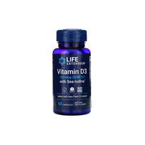 Life Extension Vitamin D3 5000 with Sea-Iodine 60 caps