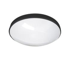 LED lubinis vonios šviestuvas CIRCLE LED/18W/230V 4000K diametras 30 cm IP44 juoda