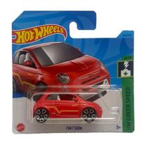 hot Wheels Mainline Modeliukas Fiat 500E red short card