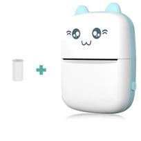Mobilus spausdintuvas - Cat Portable Mini Printer Žydras
