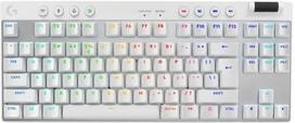 Žaidimų klaviatūra LOGITECH G PRO X TKL Lightspeed, belaidė, balta