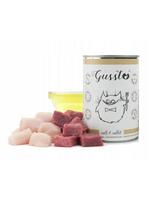 GUSSTO Gussto Cat Fresh Calf & Rabbit šlapias kačių maistas ėriena ir triušis 400 g