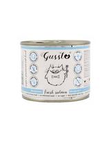 GUSSTO Cat Fresh Salmon šlapias kačių maistas, šviežia lašiša 200 g