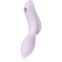 Satisfyer Curvy TRINITY 2 klitorį stimuliuojantis vibratorius violet 16,8 cm