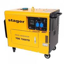 Generatorius dyzelinis STAGER YDE7000TD 5.0kVA, 230V