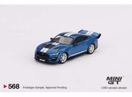Mini GT Modeliukas 1/64 Ford Shelby GT500 Dragon Snake, performance blue