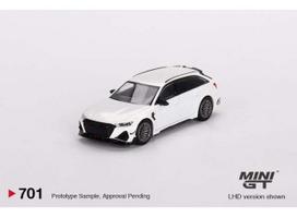 Mini GT Modeliukas 1/64 2020 Audi RS-6 R ABT, glacier white