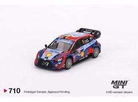Mini GT Modeliukas 1/64 2023 Hyundai i20 N #11 Rally Monte Carlo, blue/light blue/red