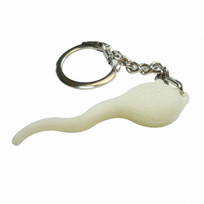 Glow in the Dark Sperm Keyring