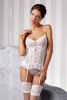 Casmir Marcelle Corset White S/M