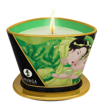 Shunga Libido Massage Candle Exotic Green Tea 170ml