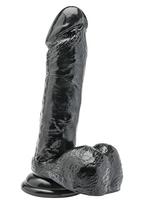 ToyJoy Get Real Cock 7 Inch with Balls 18cm Black