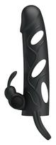 Pretty Love Penis sleeve with Ball Strap Black