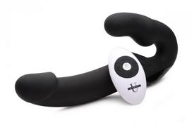 Strap U Urge Strapless Strap-On Vibrator Black