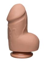 Doc Johnson The D Fat D Dual Density 6 Inch with Balls ULTRASKYN Vanilla