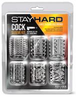 Blush Stay Hard Cock Sleeve Kit Clear