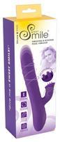 Sweet Smile Thrusting & Rotating Pearl Vibrator Purple
