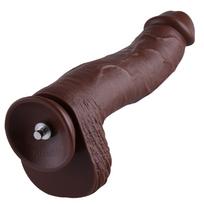 HiSmith HSA26 Monster Series Huge Dildo KlicLok Brown 25cm