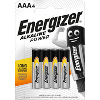 Energizer Alkaline Power Battery AAA 4 pack